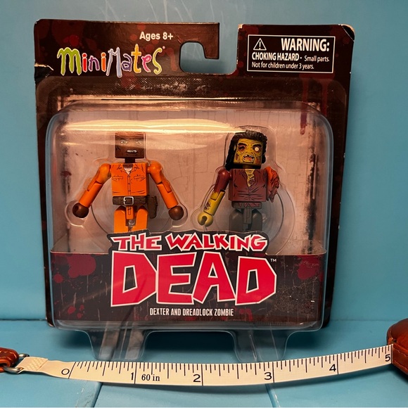 The Walking Dead Minimates - Series 3 - Dexter and Dreadlock Zombie - Picture 4 of 4